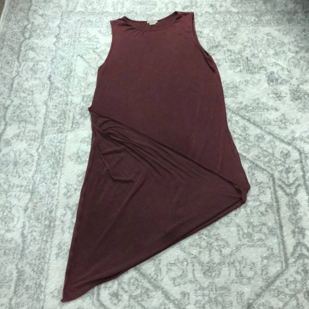 Anthropologie angled hem dress